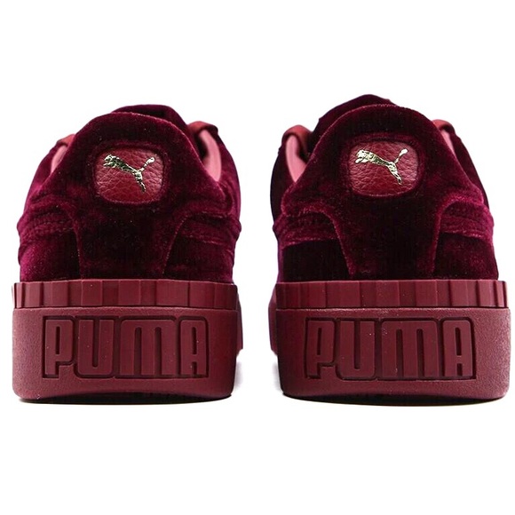 Puma Luxury Wine Velvet Creeper NEW Sneaker Shoes - Picture 5 of 9